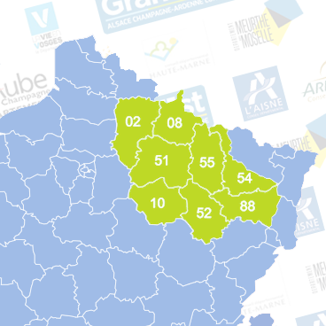 Nos départements adhérents