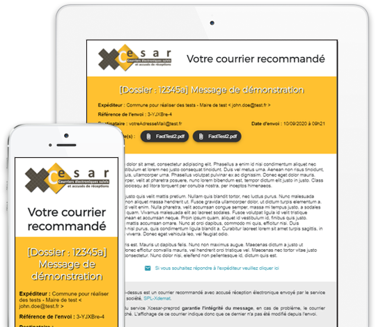 Votre courrier recommandé où vous voulez.